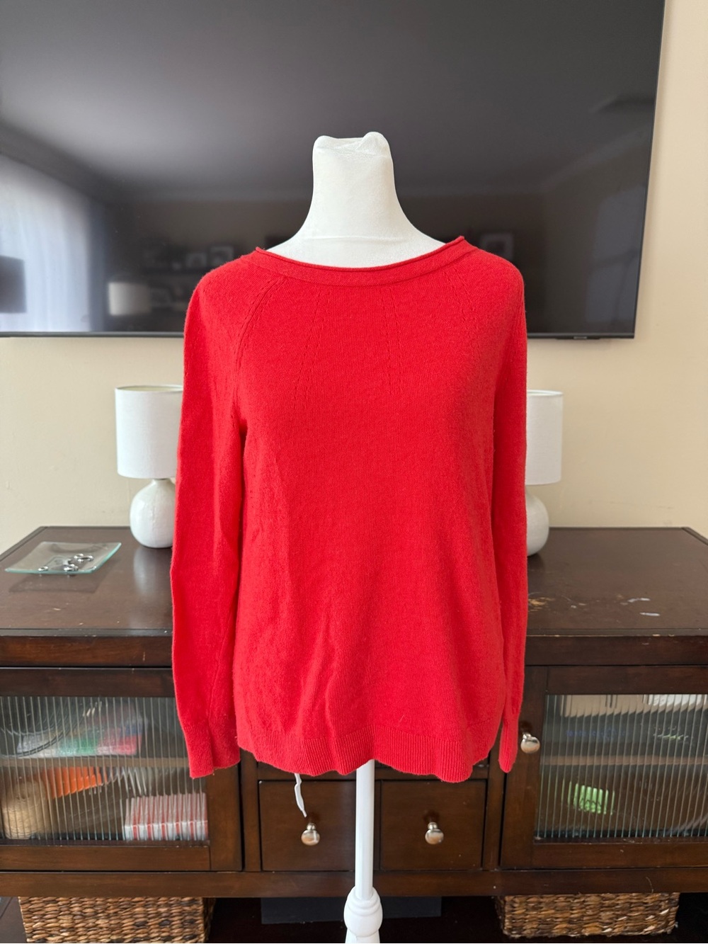 Banana Republic Red Crewneck Sweater